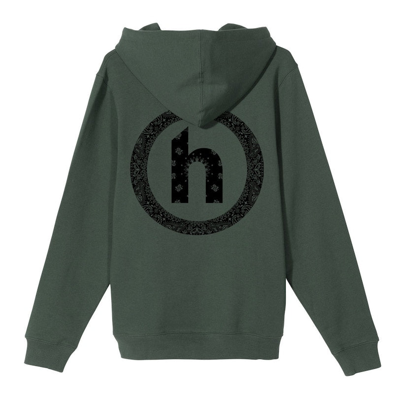 Hidden NY Paisley Hoodie Olive