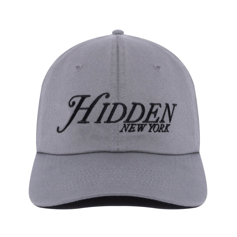 Hidden NY Script Hat Grey