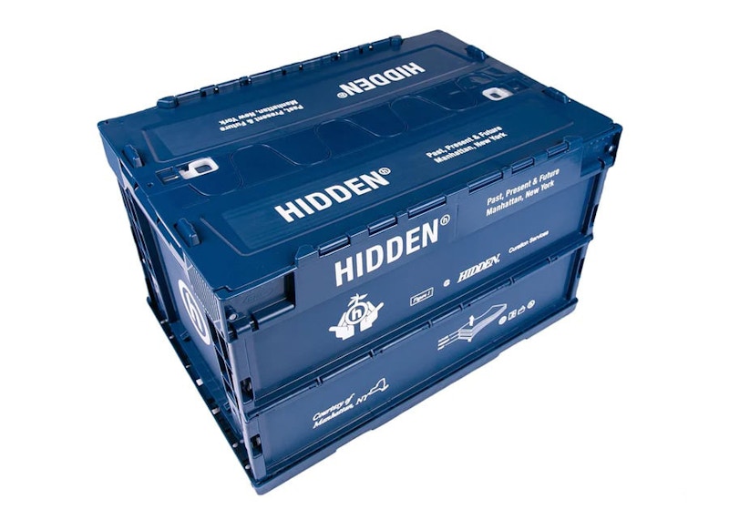 Hidden NY Stackable Crate Blue