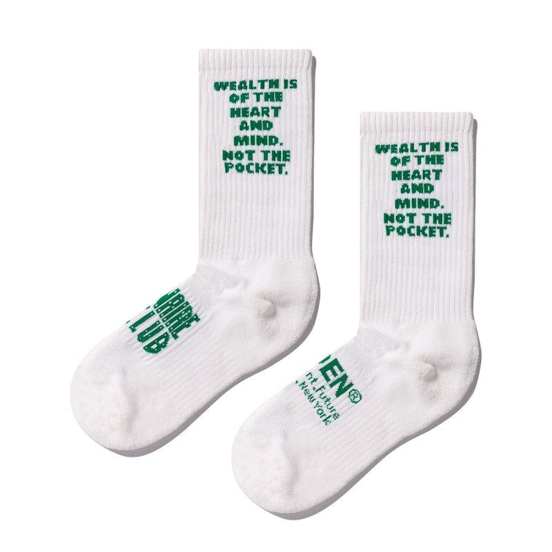 Hidden NY x Billionaire Boys Club Socks White/Green