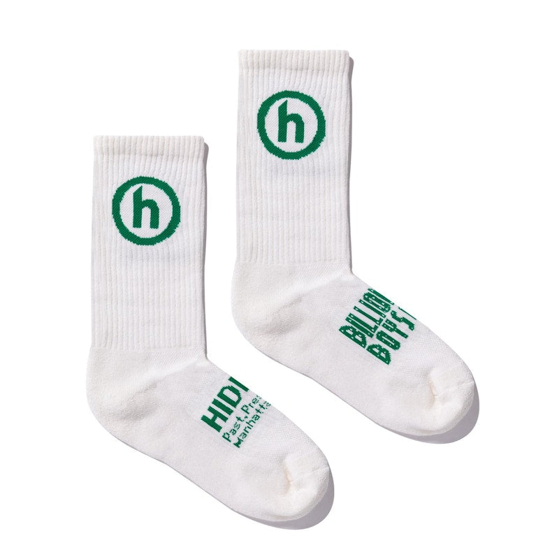 Hidden NY x Billionaire Boys Club Socks White/Green