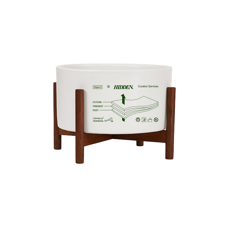 Hidden NY x Modernica Table Top Planter White