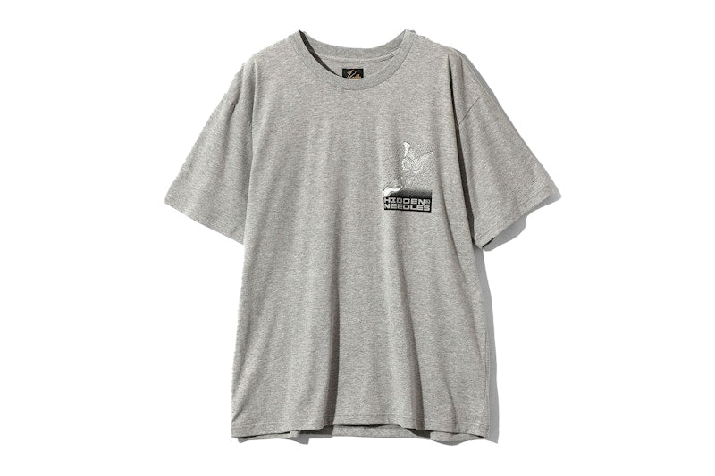 Hidden NY x Needles T-Shirt Grey