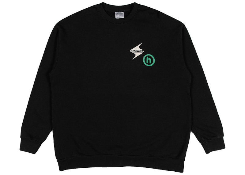 Hidden NY x Star Trak Landing Crewneck Black
