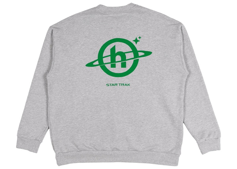 Hidden NY x Star Trak Logo Crewneck Heather Grey