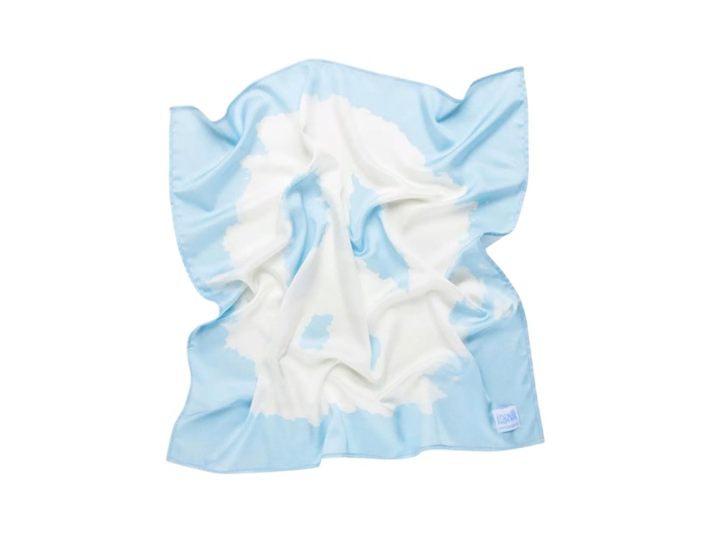 Highsnobiety x Keinemusik Square Scarf Light Blue