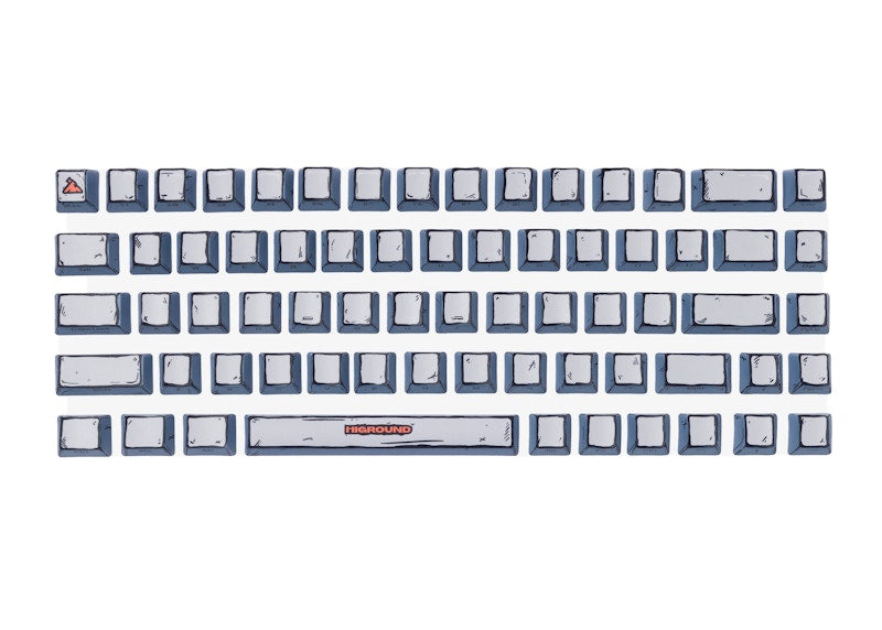 Higround CELSHADE GRAY Keycaps Set