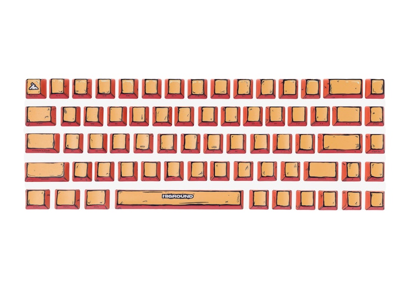Higround CELSHADE ORANGE Keycaps Set