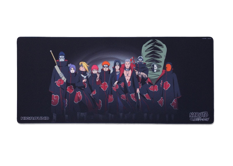Higround Naruto x Akatsuki Mousepad Grey/Red