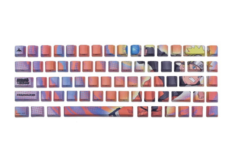 Higround Naruto x Naruto Keycap Set Orange/Blue