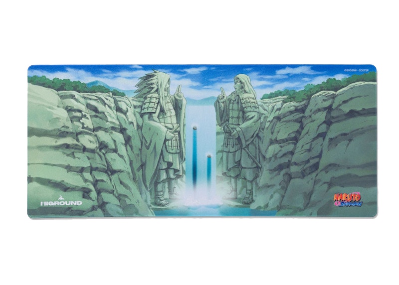 Higround Naruto x Valley of the End Mousepad Blue/Green