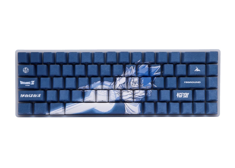 Higround x Dragon Ball Z Goku Basecamp Keyboard Blue/White
