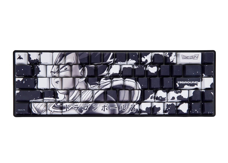Higround x Dragon Ball Z Vegeta Performance Keyboard Black/White