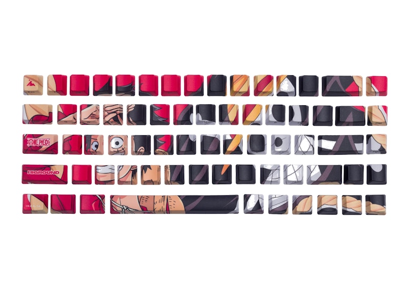Higround x One Piece Luffy Keycaps Keycaps Red/Black
