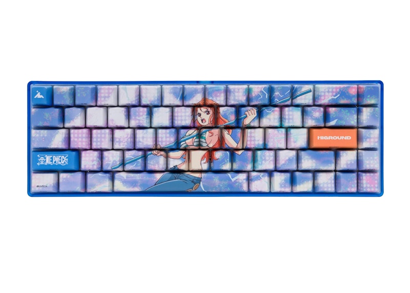 Higround x One Piece Nami Basecamp 65 Keyboard Blue/Orange