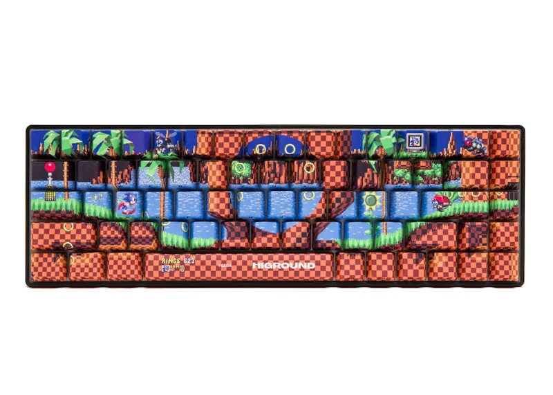 Higround x Sonic the Hedgehog Green Hill Zone Keyboard Blue/Brown