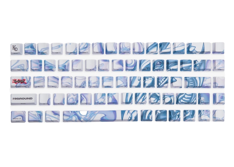 Higround x YuGiOh Blue-Eyes White Dragon Keycaps Set Blue/White