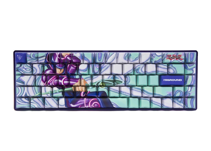 Higround x YuGiOh Dark Magician Basecamp 65 Keyboard Purple/Green