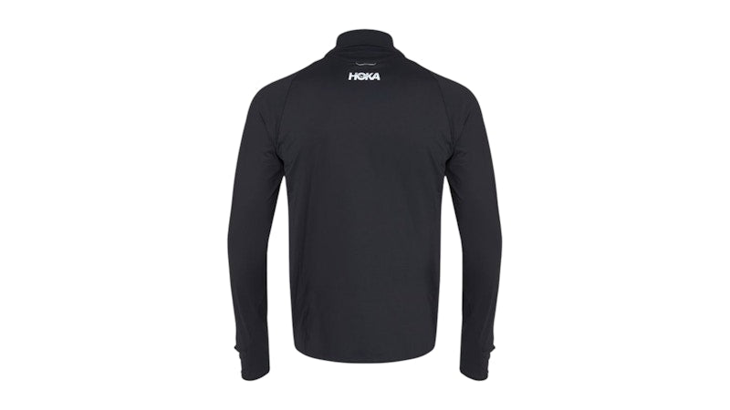Hoka GlideTech Quarter Zip Sweatshirt Black