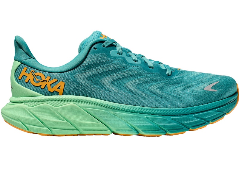 Hoka One One Arahi 6 Ocean Mist Lime Glow