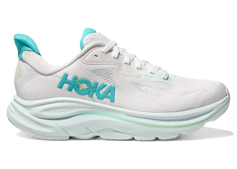 Hoka One One Clifton 10 White Cielo Blue (Women's)