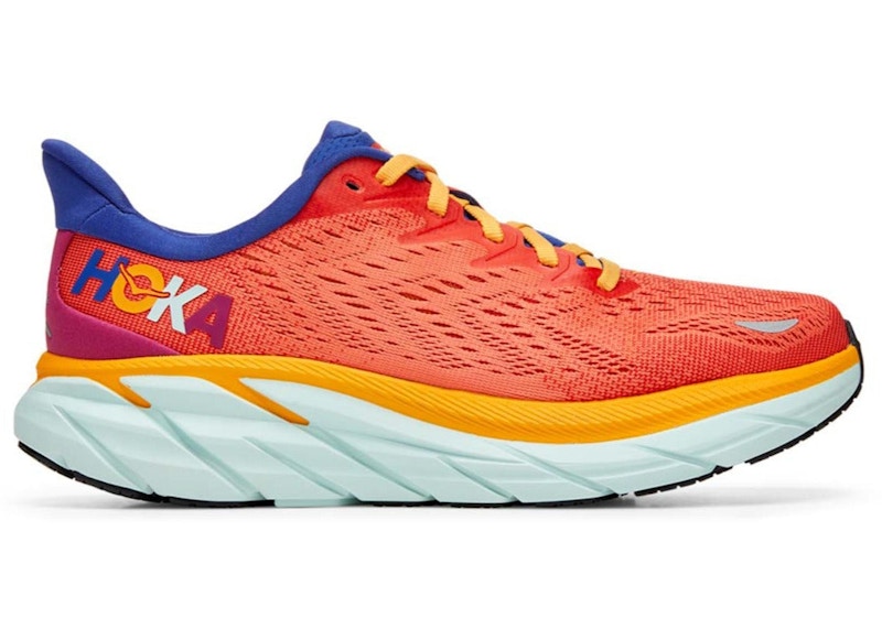 Hoka One One Clifton 8 Fiesta Orange Purple (Women's)