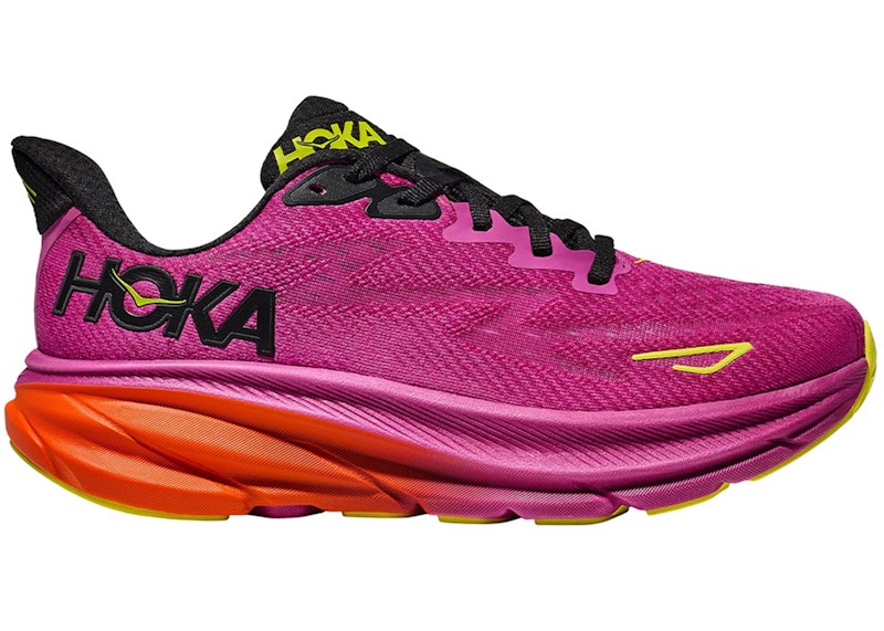 Hoka One One Clifton 9 Fuchsia Black (Women's)