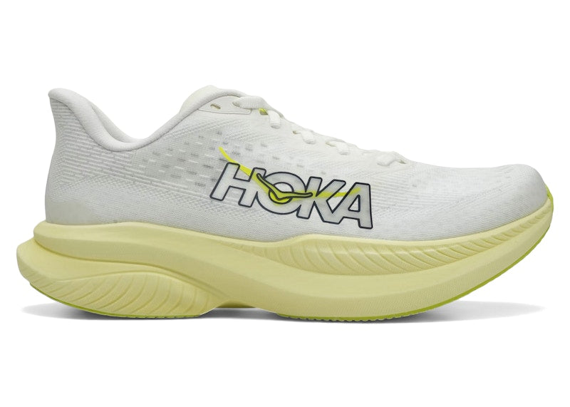 Hoka One One Mach 6 White Neon Hoka Citrus (Women's)