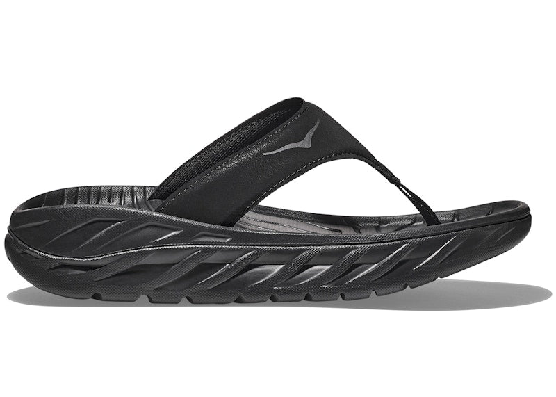 Hoka One One Ora Recovery Flip Black Dark Gull Grey (Women's)