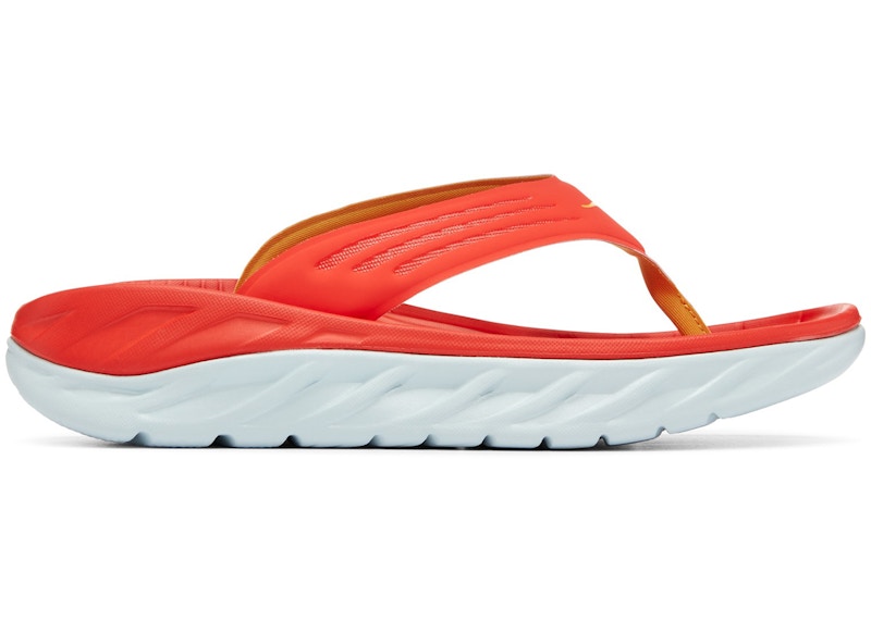 Hoka One One Ora Recovery Flip Fiesta Amber Yellow