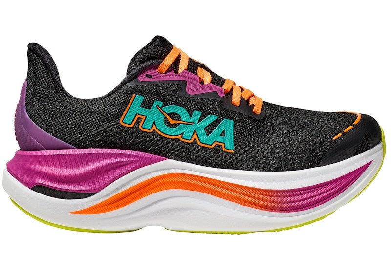 Hoka One One Skyward X Black Electric Aqua