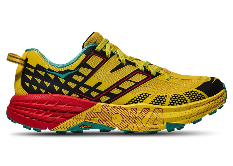 Hoka One One Speedgoat 2 Sour Lemon Black