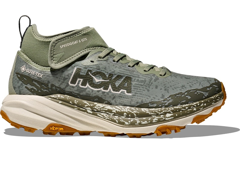 Hoka One One Speedgoat 6 Mid Gore-Tex Sea Moss Oat Milk