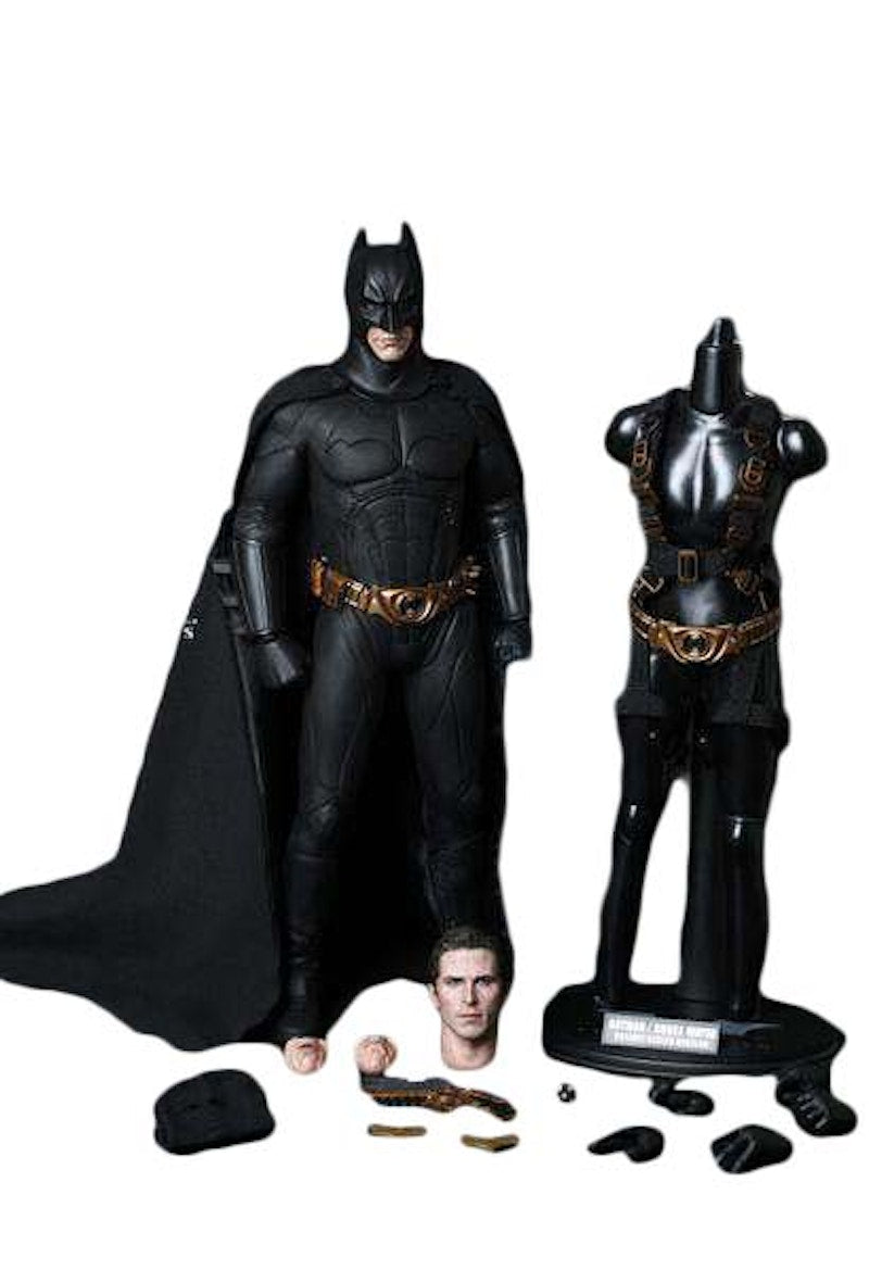 Hot Toys Batman Batman Begins Batman / Bruce Wayne Toy Fair 2011 Exclusive Collectible Figure Set