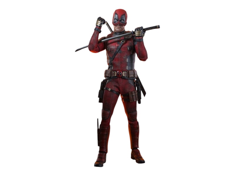 Hot Toys Deadpool & Wolverine: Deadpool (Battling Version) 1/6 MMS782 Figure