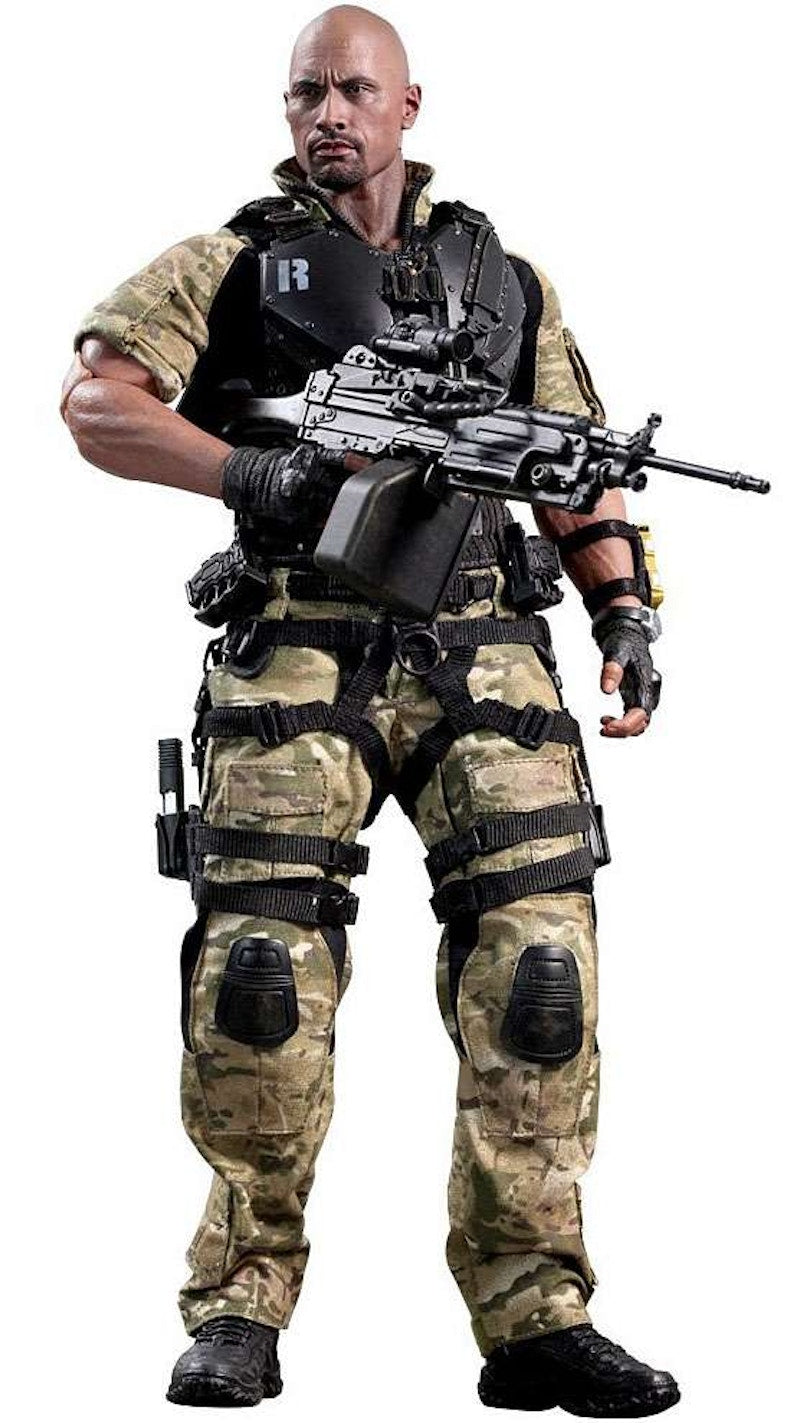 Hot Toys GI Joe Movie Masterpiece Roadblock The Rock Collectible Figure
