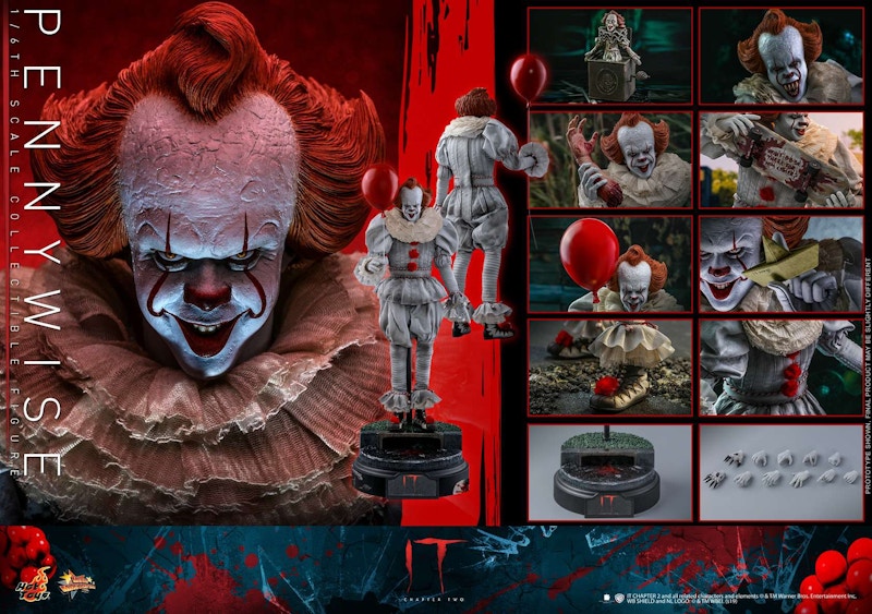 Hot Toys IT Movie Masterpiece Pennywise Collectible Figure