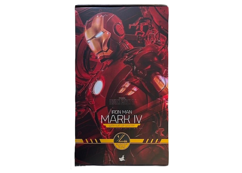 Hot Toys Iron Man Mark IV with Suit-Up Gantry Collectible Set 1/4th Scale Action Figure QS021