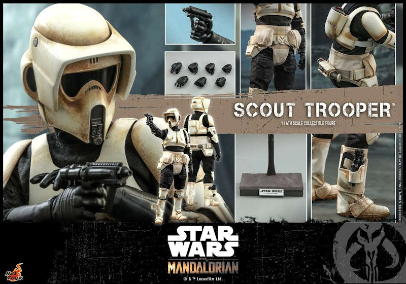 Hot Toys Star Wars The Mandalorian Scout Trooper Collectible Figure