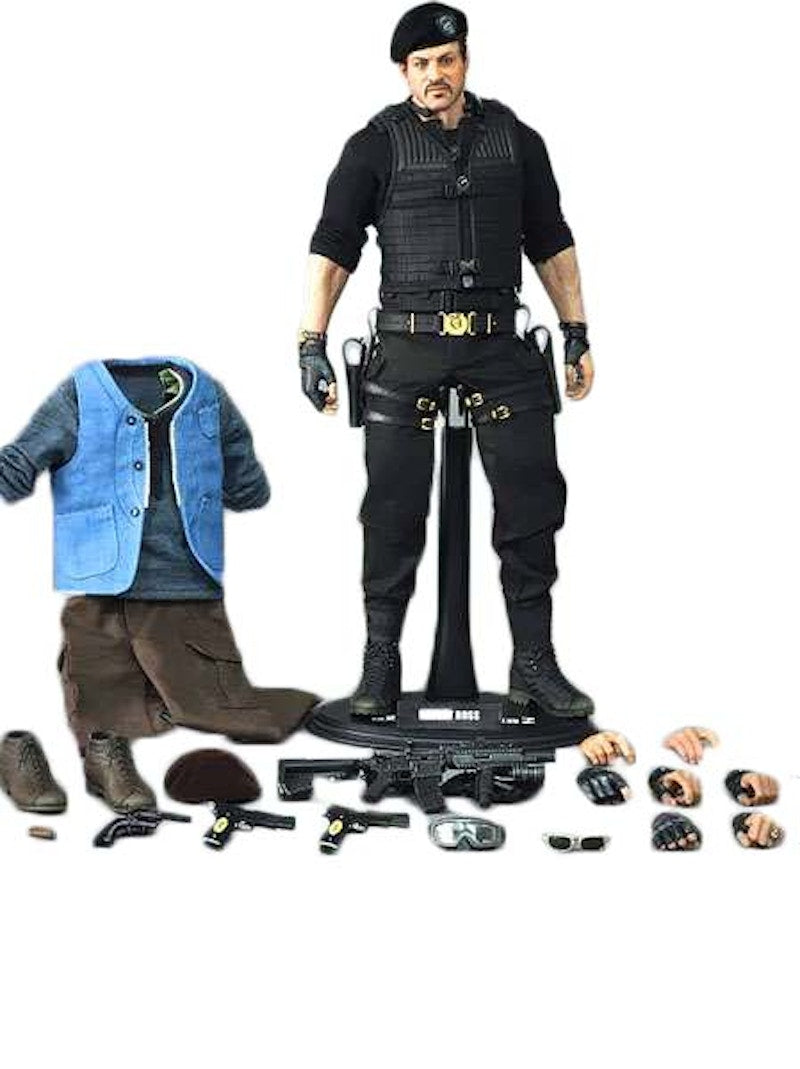 Hot Toys The Expendables Movie Masterpiece Barney Ross 2013 Version Collectible Figure