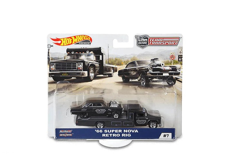 Hot Wheels 2019 Hot Wheels Team Transport D FYT09 Retro Rig w/ ’66 Super Nova