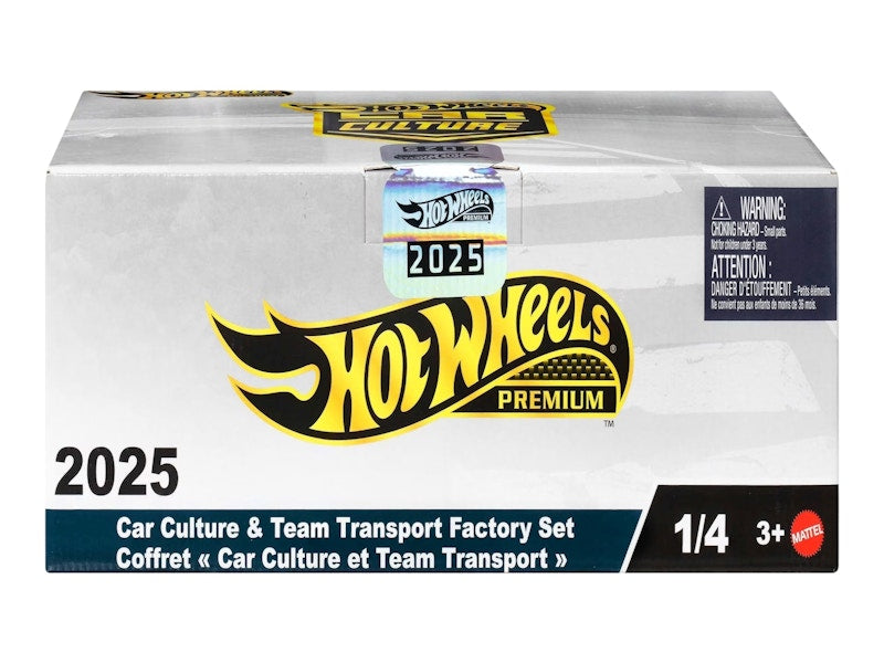 Hot Wheels 2025 Car Culture & Team Transport Factory Collector Set 1/4