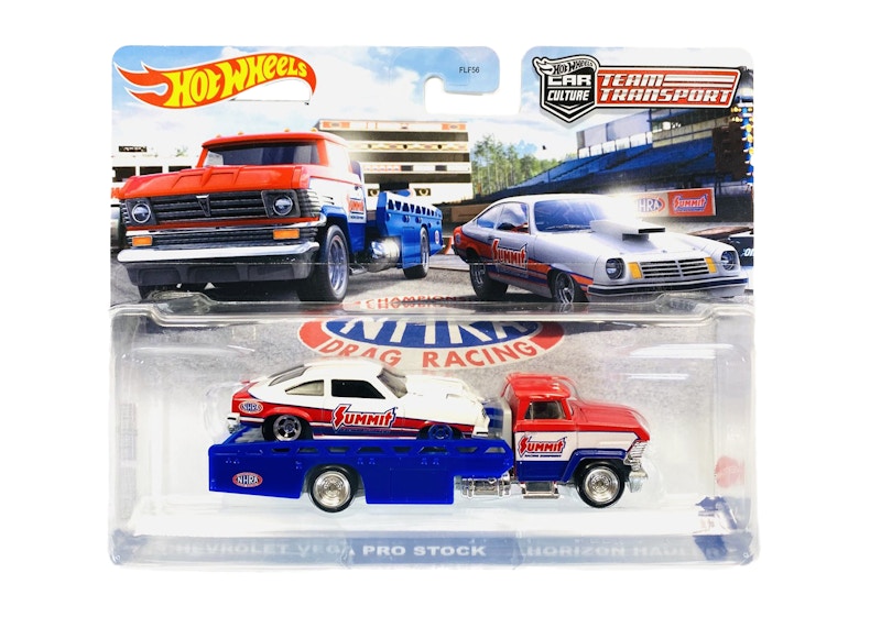 Hot Wheels Car Culture Team Transport '74 Chevrolet Vega Pro Stock & Horizon Hauler 2-Pack