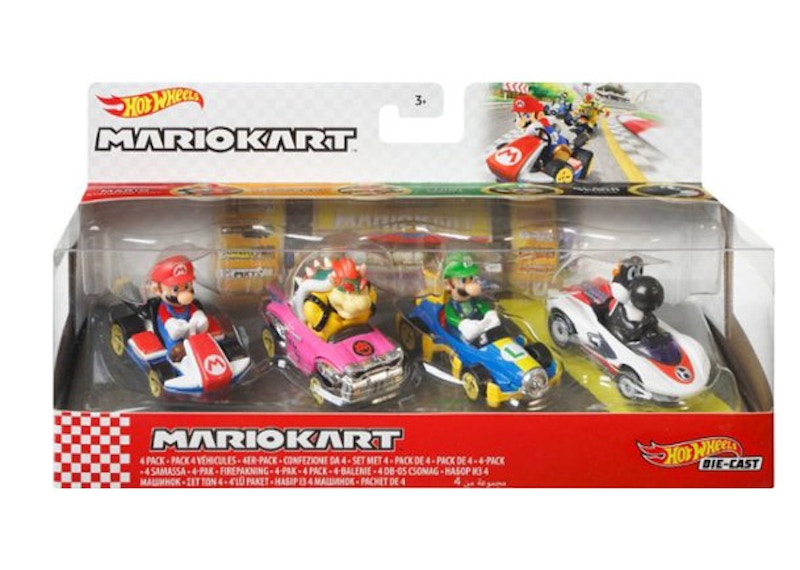 Hot Wheels Mario Kart Bundle 4-Pack