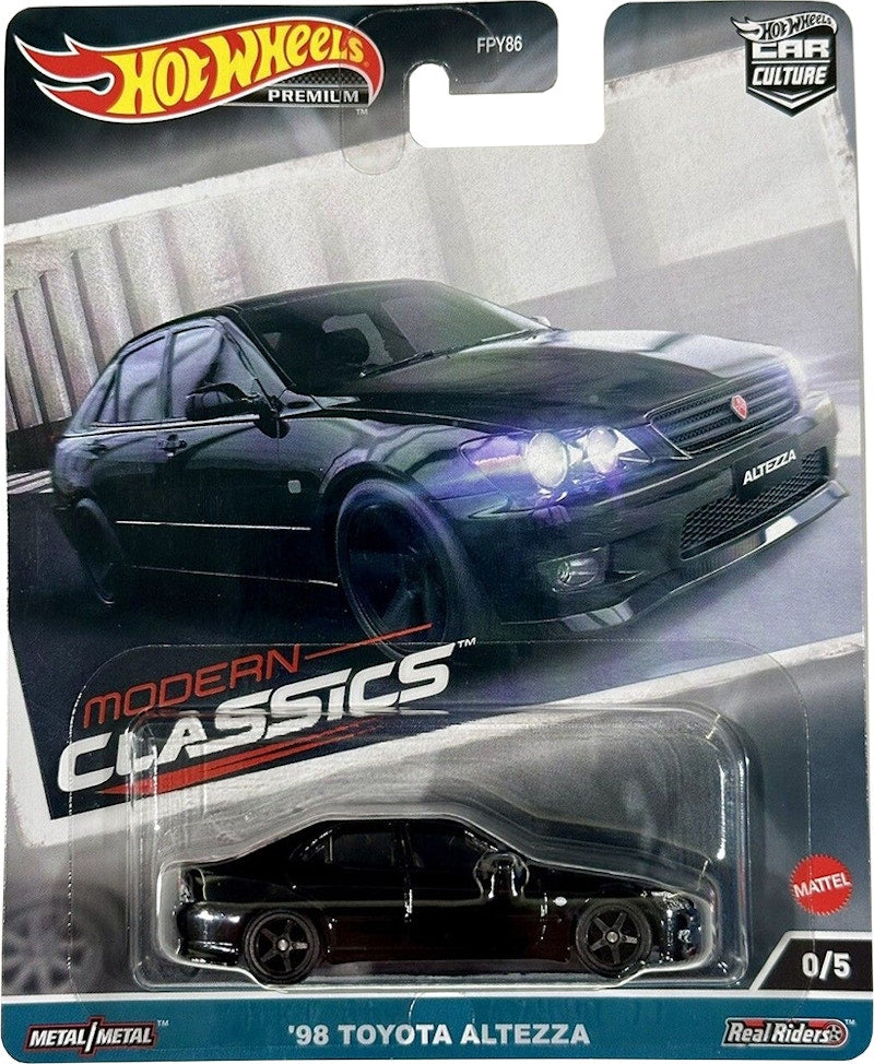 Hot Wheels Premium '98 Toyota Altezza Modern Classics Chase Black