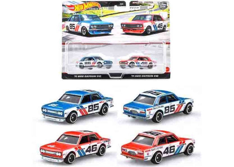 Hot Wheels Premium Car Culture '71 Bre Datson 510 2-Pack Set