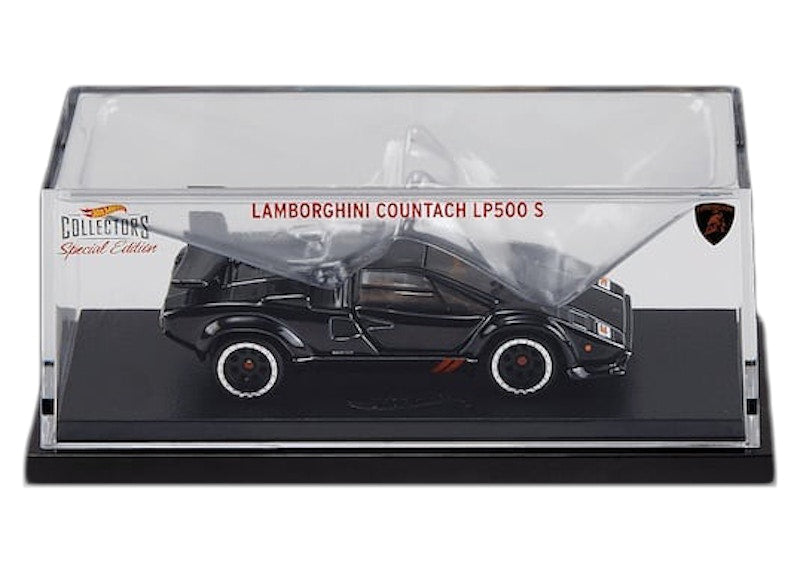 Hot Wheels RLC 1982 Lamborghini Countach LP500 S Spectraflame Black