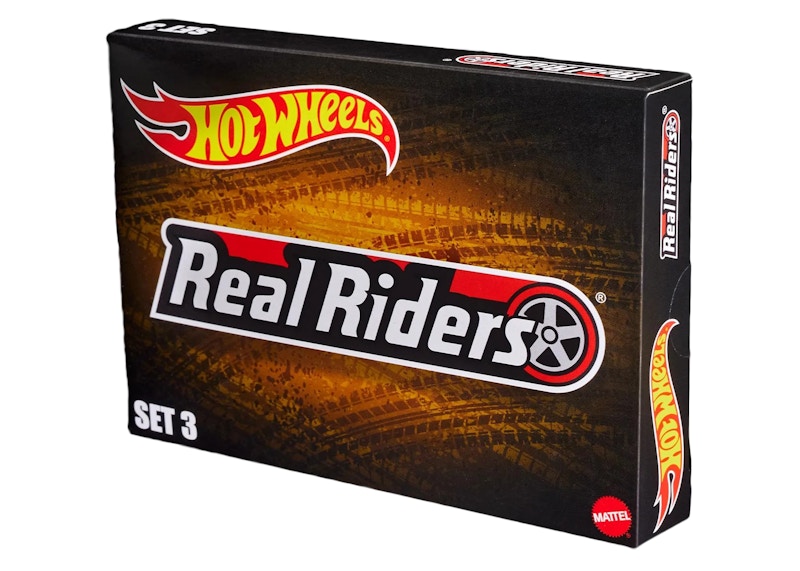 Hot Wheels RLC Exclusive Real Riders Wheels Set of 3 Pack