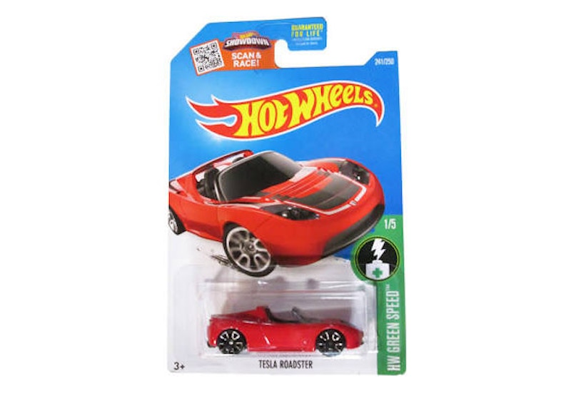 Hot Wheels Tesla Red Roadster H.W. Green Series
