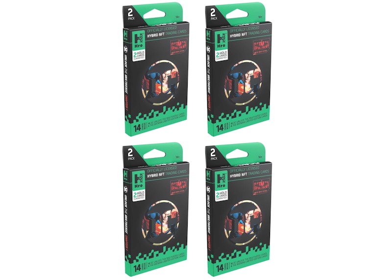 Hro Hybrid Trading Cards DC Unlock The Multiverse Chapter 1: The Batman 2-Pack Booster Box (14 Cards) 4x Lot